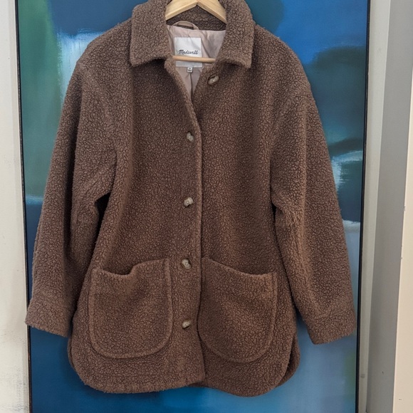 Madewell Jackets & Blazers - Madewell Teddy Belrose Shirt-Jacket